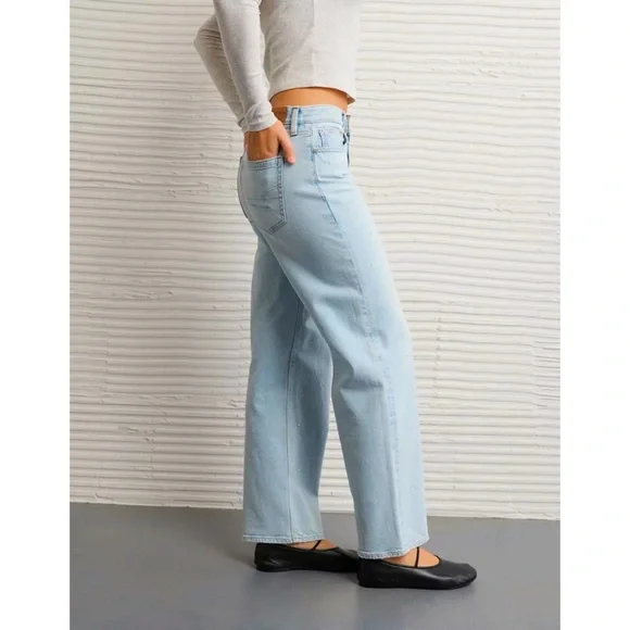 AMERICAN EAGLE Pearl Embellished Stovepipe Jeans - Picture 2 of 8